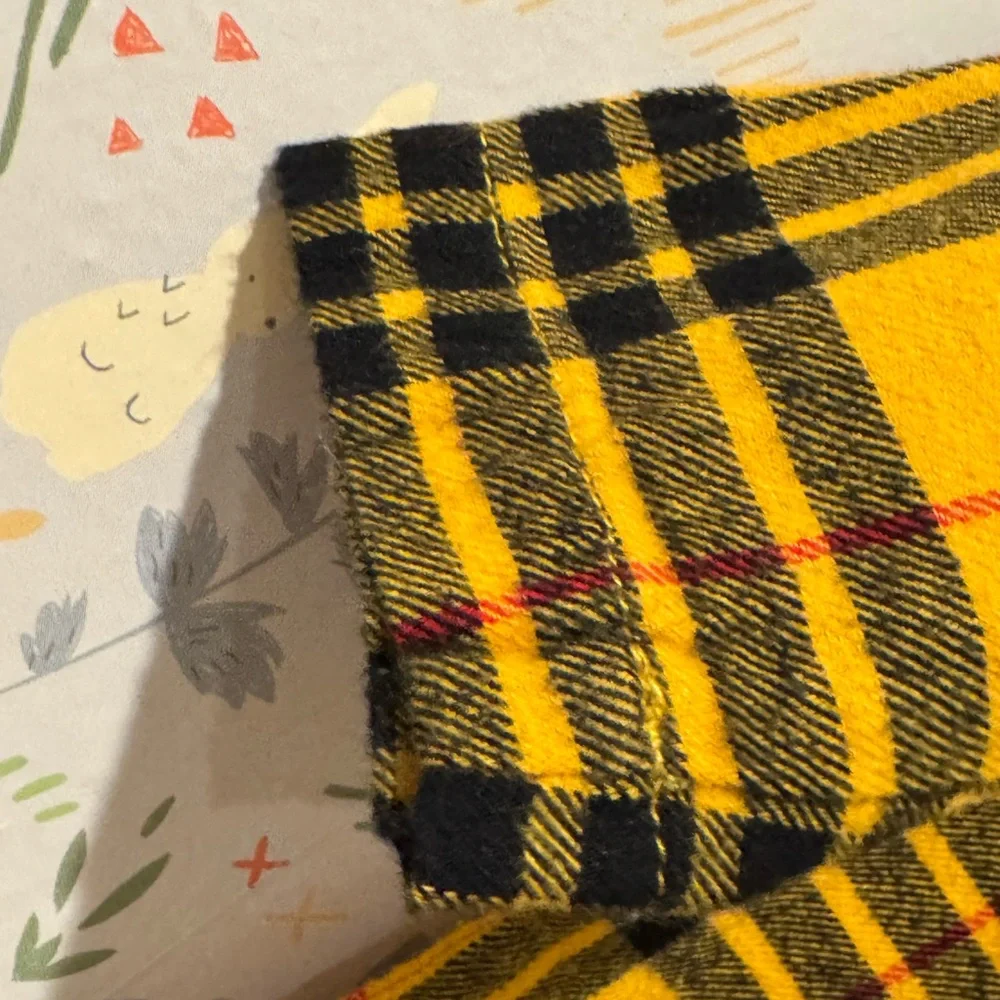 Hanna Andersson Yellow Plaid/Tartan Hanukkah Christmas Dress 2T Yellow Plaid
